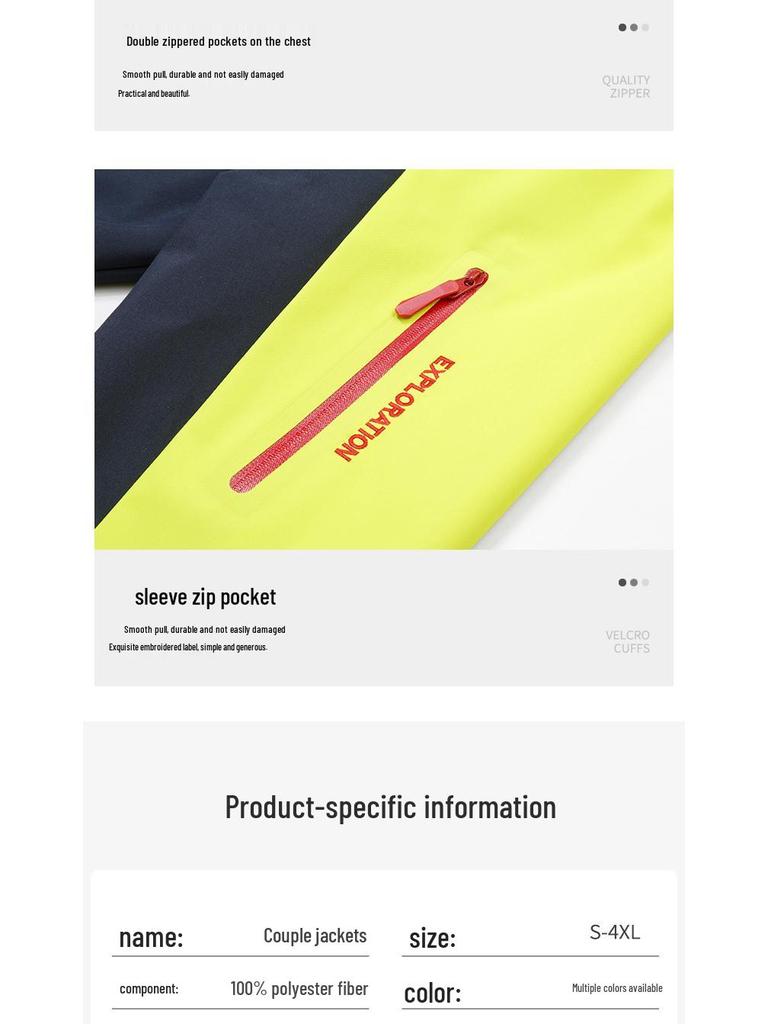 2024 Frühling & Herbst Wasserdichte Familienjacken - Unisex-Stil mit Taschen