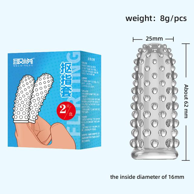 Wibrator do masażu z rękawem na palce Rękawice seksualne Punkt G Stymulacja łechtaczki Produkt dla dorosłych Zabawki erotyczne Orgazm dla kobiet Akcesoria erotyczne