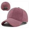 Solid Suede Retro Baseball Caps For Men Women Spring Autumn Street Snapback Hip Hop Hat Adjustable Faux Fur Sunscreen Visor Cap