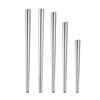 Semi-Square Stainless Steel Anti-slip Chopsticks - Hollow Design, Ideal for Hot Pot, Customizable Logo.