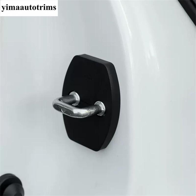 Car Door Lock Protector Cover Trim For Toyota Highlander 2013 - / Sienna 2014 - 2017 / Prado Fj150 2014 - Accessories