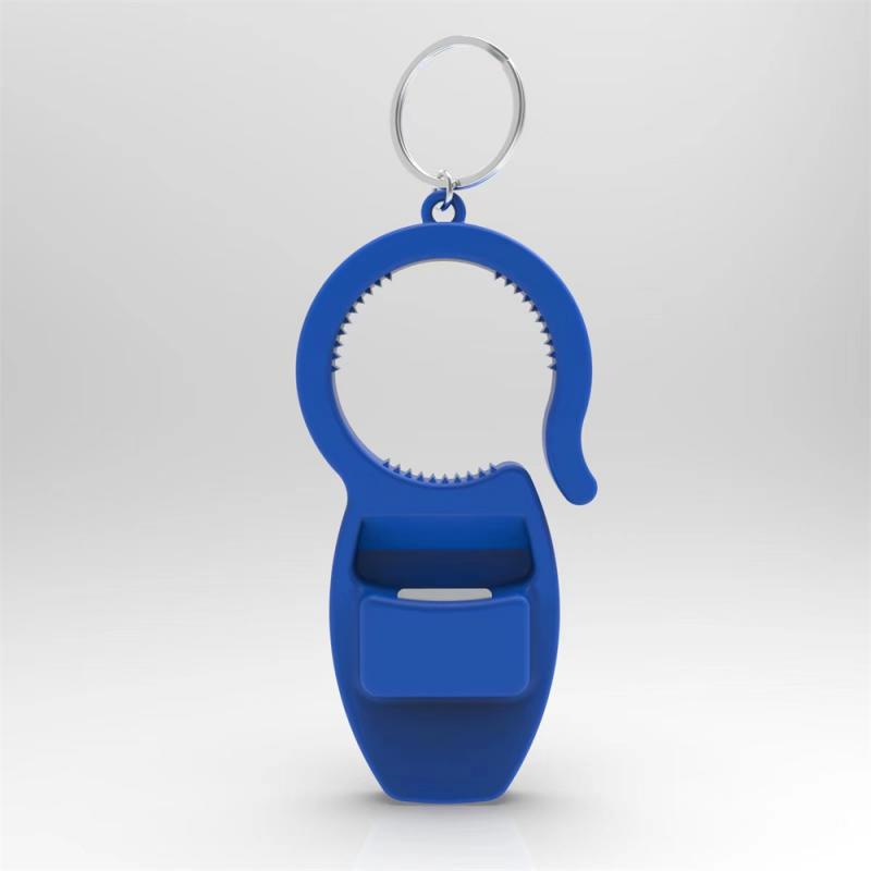 

в 1 Многофункциональный открывалка для пивных банок Пластиковый брелок Настенный открывалка для бутылок с напитками Бытовые кухонные принадлежности Инструменты синий