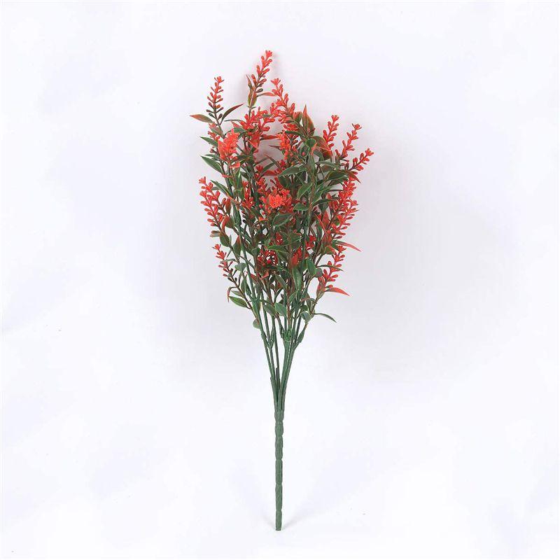 

Beautiful Artificial Flowers Plastic Fake Outdoor Garden Plant Uv Resistant Home Decor For Elegant Ambiance Orange