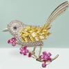 Diamond Butterfly Versatile Simple Brooch Flower Anti-light Pin Clothing Accessories Corsage