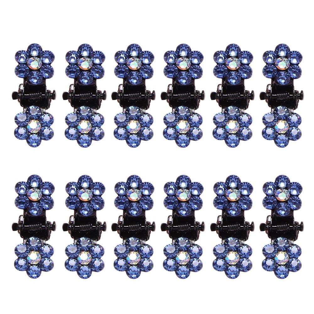 Metal Crystal Headwears Girls Hair Clip Claw Clip Mini Hair Claw Headwear Clip Grip