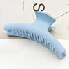 Curved Metal Shark Clip Woman Geometry Metal Hollow Hair Claw  Solid Color Ponytail Hairpin Light Luxury Hair Accessories
