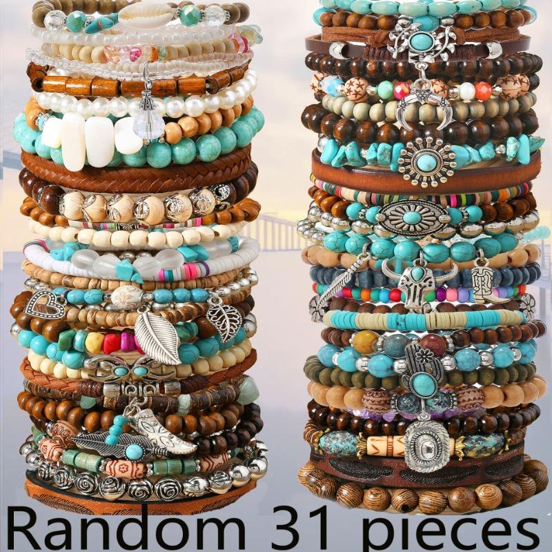 

Браслет из бисера на эластичной леске для мужчин и женщин