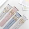 Biżuteria Bransoletka Dekoracja Diamentowe Zawieszki Ozdoba do Paska Apple Watch Akcesoria do Paska Zegarka