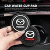 2PCS Car Cup Holder Anti Slip Mats for 3 Axela CX-5 CX-50 CX-30 Atenza Non-slip Silicone Coasters Interior Accessories