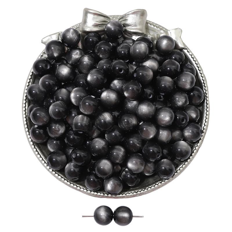 8/10/12mm Cat's Eye Resin Beads for DIY Jewelry Making - Loose Beads for Bracelets & Necklaces