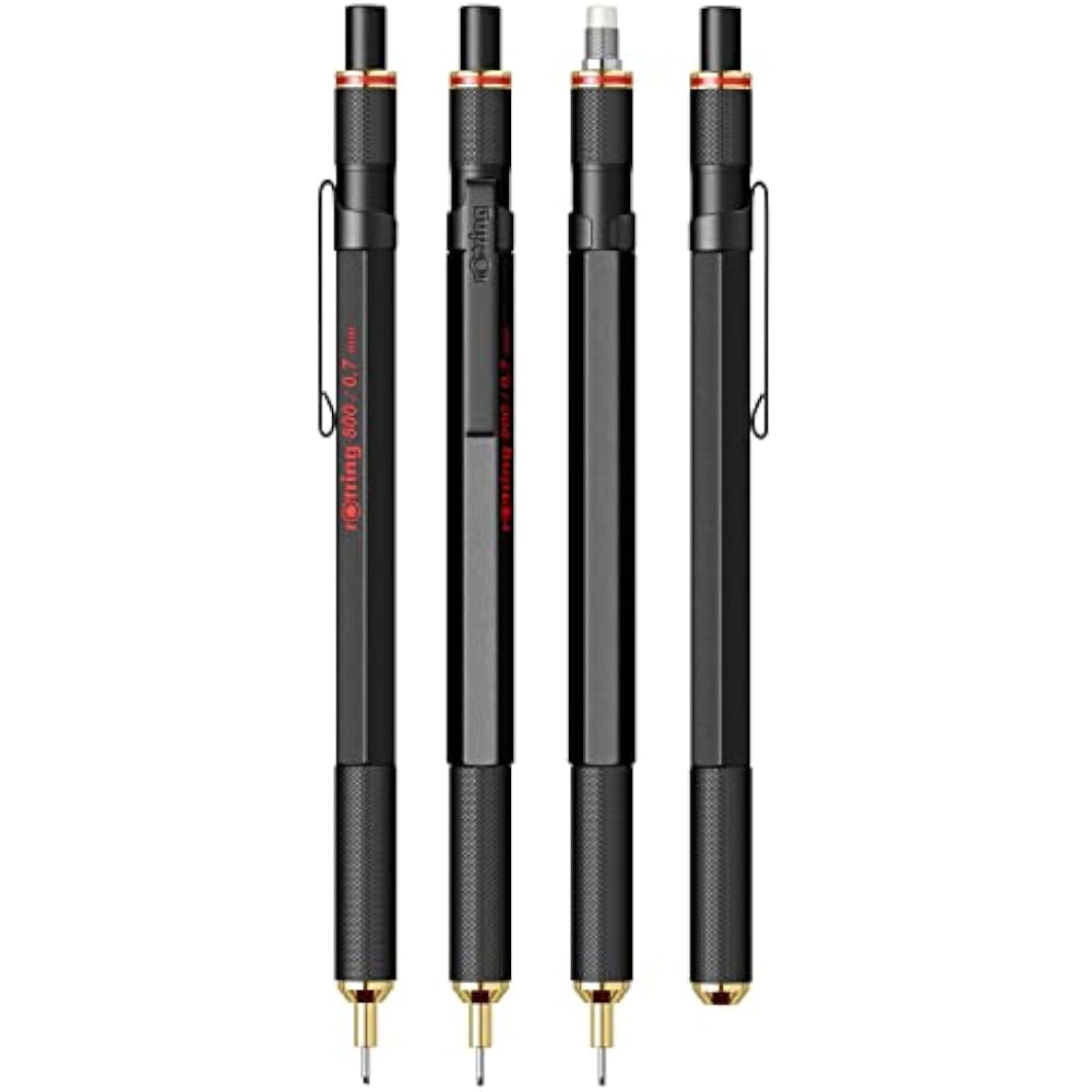 Rottling Mechanical Pencil 800 0.7mm Black 1904446 Officially Imported