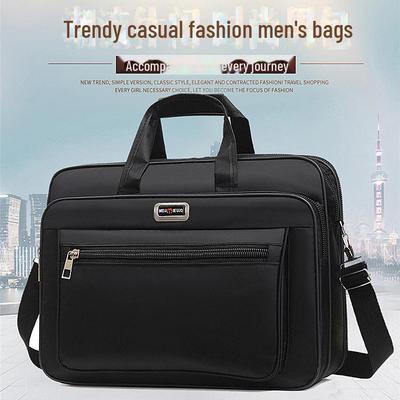 Men's Multifunctional MacBook Business Bag - 15.6" & 17" Nylon Handbag