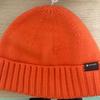 Used Snow Peak Knit Hat Beanie Orange
