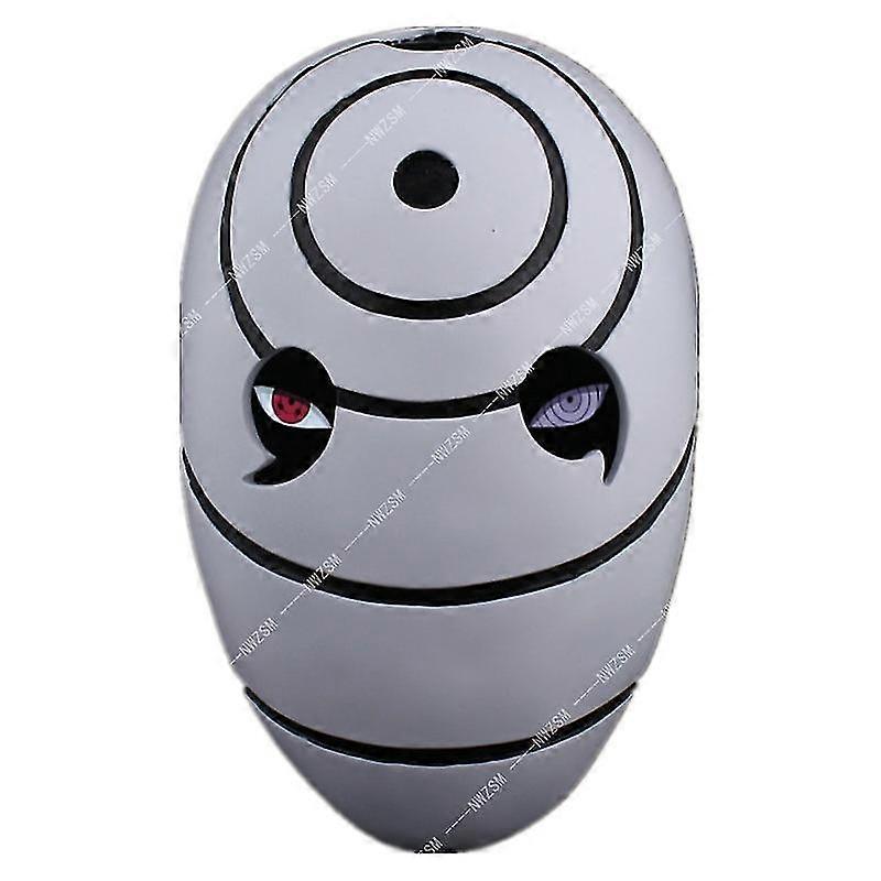 Anime Uchiha Obito Mask Tobi Akatsuki Ninja Cosplay Costumes Pvc Masks Halloween Three-eye Mask Gift