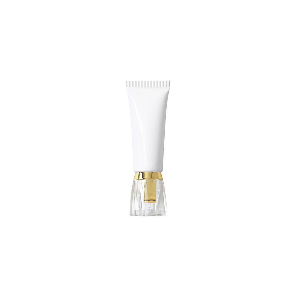 10g White Cosmetic Soft Tube, 10ml Empty Plastic Bottle, Small Capacity Trial Size