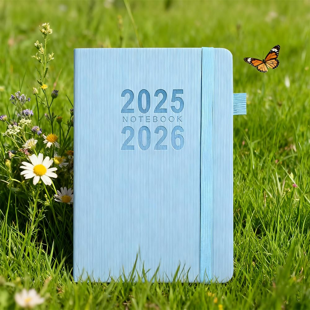 2025-2026 A5 Schedule Planner System Diary Business Planner Time Management Notebook Business Notebook Work Use Notebook with Elastic Band System