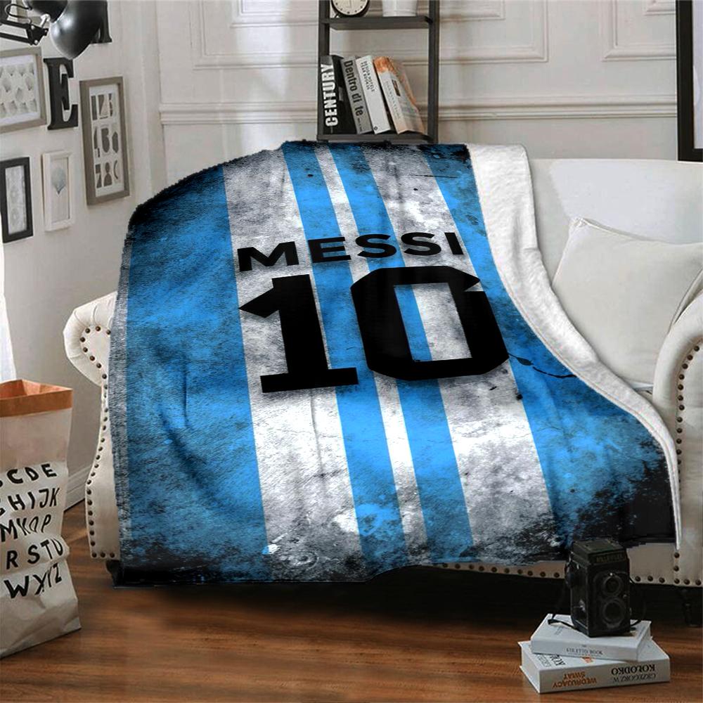 Passion Driven Soccer Star printed flannel breathable and warm blanket, a stylish home gift, suitable for home, office and bedspread use. 15a187