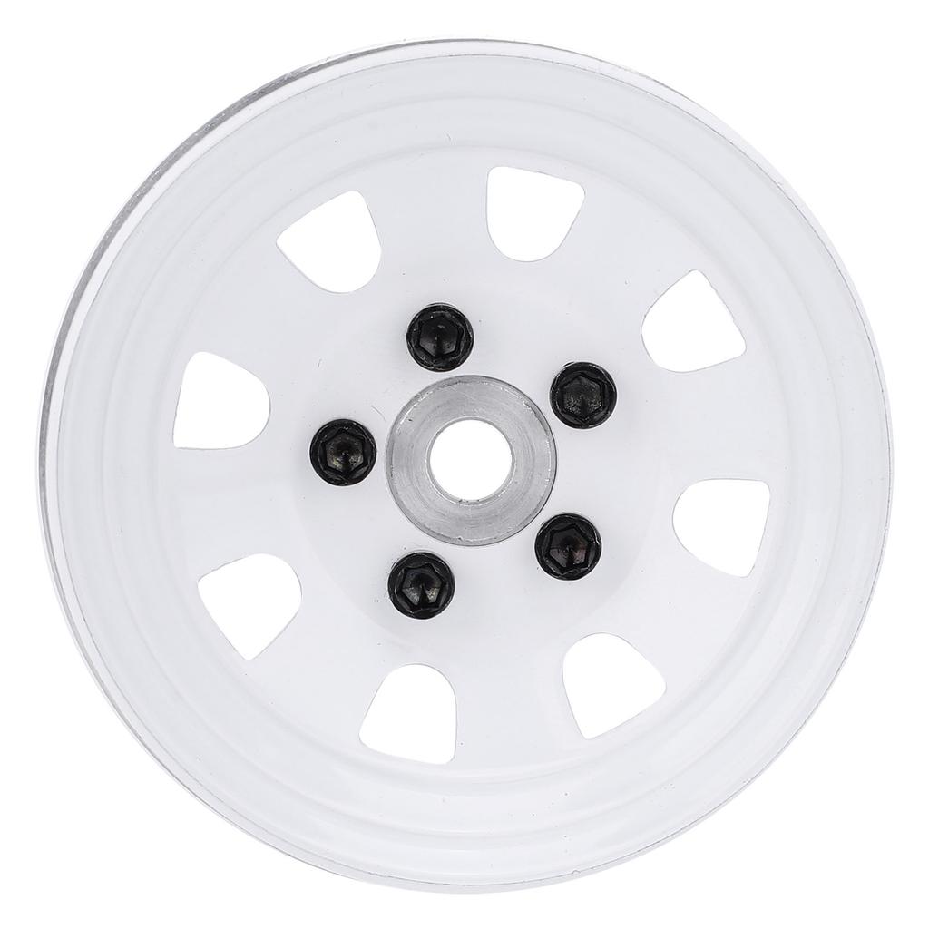 4pcs 1.9'' Aluminium Alloy Wheel Rims Hubs for 1/10 RC Crawler for   SCX10  (White )