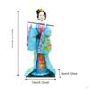 30cm Handmade Chinese Silk Makeup Figurine, Traditional Decoration for Home, Office Or