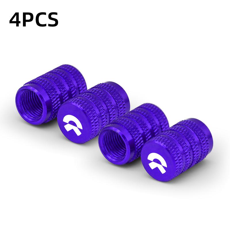 Car Wheel Tire Valve Caps, Tyre Stem Covers, Waterproof, For NIO EC6 ES6 ES7 ES8 ET7 ET5 ET9 2023 2024, 4Pcs Car Accessories
