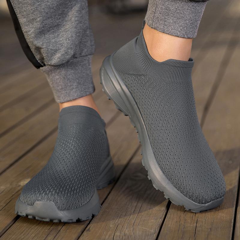 Men’s Moccasins Loafers Casual Slip on Walking Shoes Summer Men’s Slip-ons Lightweight Socks Khaki Black Shoes for Boy Large Size 38-47