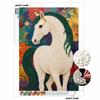 5D Pearl Painting Handmade DIY Elegant Horse Home Office Desktop Decoration Painting