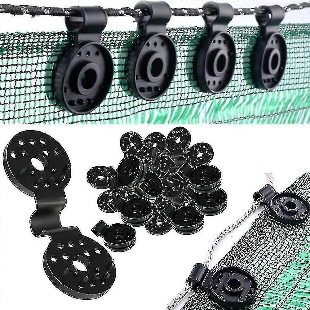 50-100 Pack Shade Cloth Heavy Duty Lock Grip, New Shade Cloth Fix Plastic Clamp, Premium Tarp Clips Fence Fabric Clips For Greenhouse Outdoor Garden N