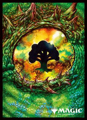The Gathering Players Card Sleeve Forest Magic "Tarkir Dragonstorm" MTGS-352
