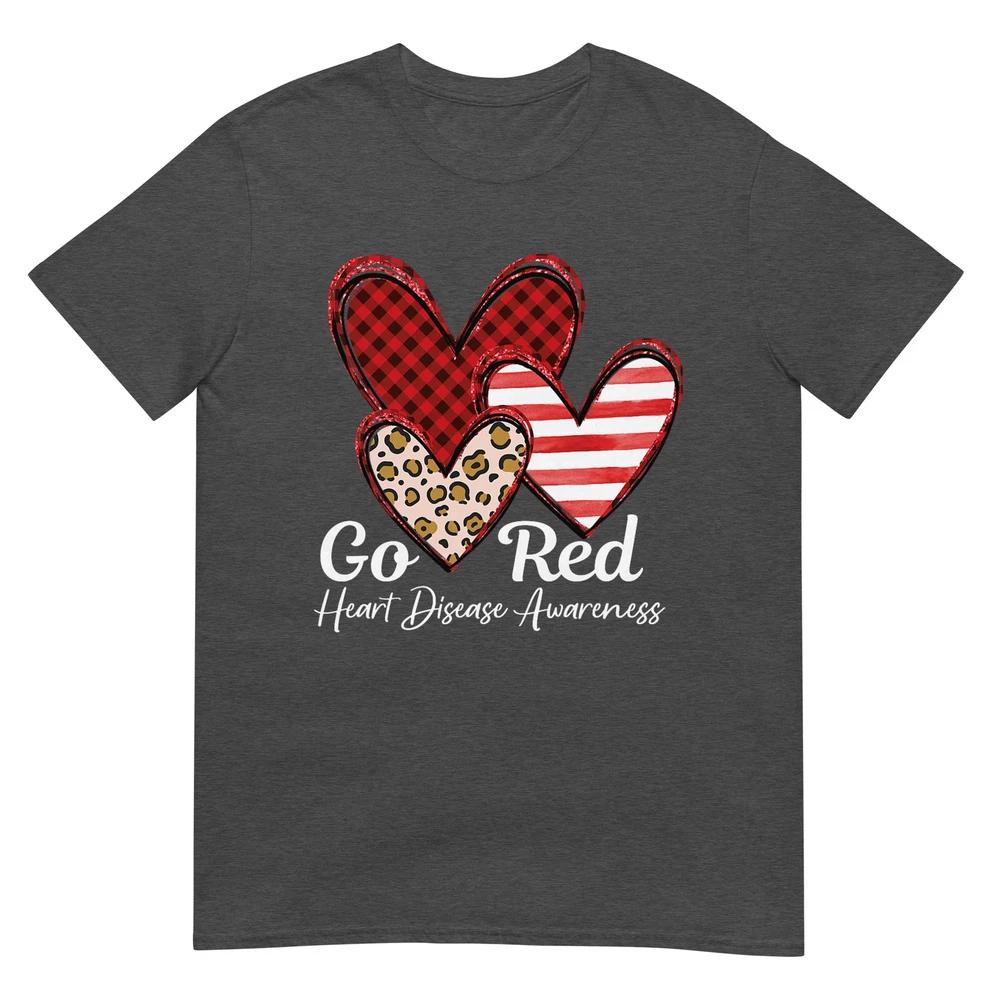 Go Red Heart Disease Awareness Chd Unisex February Wear Red TShirt