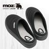 Slide Sandals with Cotton Blend Thick Suitable for Outdoor and Indoor Black Mesh [MOZ] Smooth-feeling Insole, Clogs, Lightweight, Sole, Use,