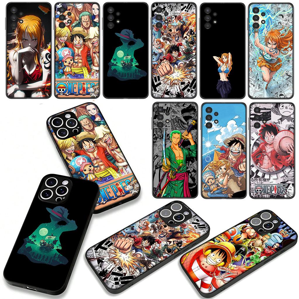 Anime Nami Luffy Zoro One Pieces Phone Cover for Apple iPhone 17 16 11 Pro XS Max XR 6 7 8 Plus 16E SE 2020 Air 5 SE2 Case