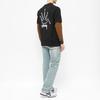 Stussy Old Crown Tee Classic Logo Short Sleeve American Vintage T-Shirt Unisex Tops 1904510-BLACK