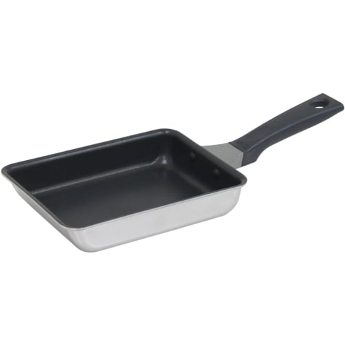 Urushiyama Metal Industry Omelet Pan, 19x14cm, with Excellent Heat Conductivity and Heat Retention for Even Cooking. Gas and Induction Compatible, Non