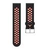 20mm Two-tone Silicone Watch Band for Samsung Galaxy Watch 42mm,Hollow Adjustable Wrist Strap