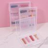 1Pc False Display Board Nail Tools Fake Nail Storage Box Display Book Nail Art Showing Shelf Gel Polish Manicure Collector Box
