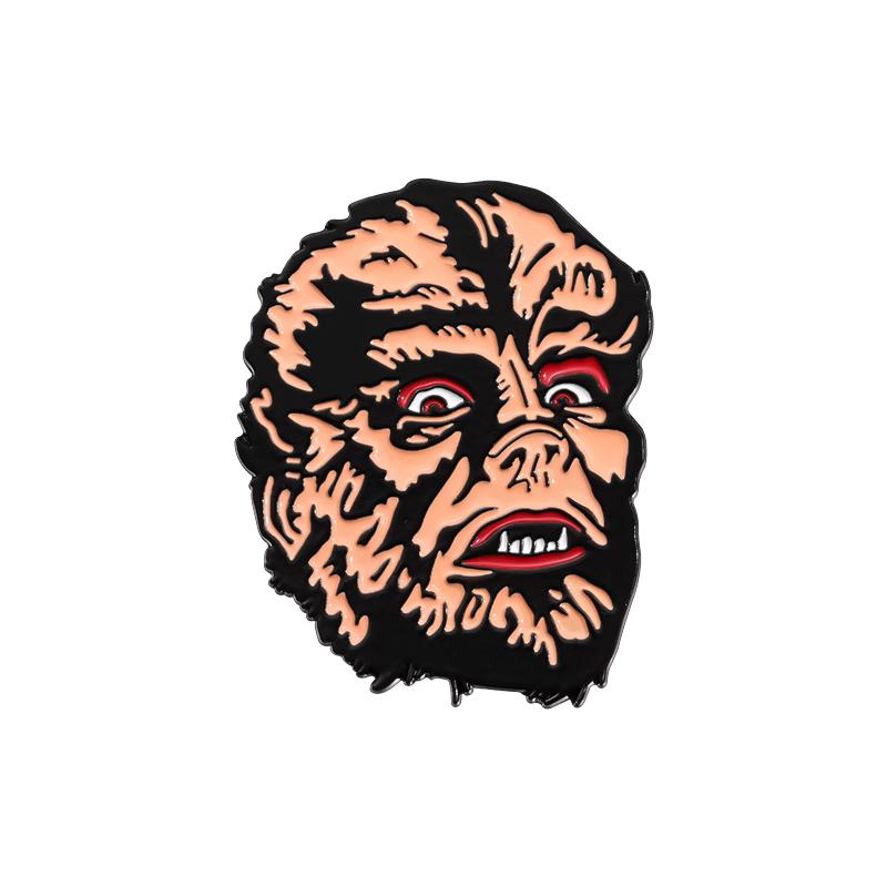 Halloween Horror Enamel Pins Scary Movies Figure Thrilling Terror Mask Brooch Lapel Brooches Jewelry Souvenir Gifts For Friends