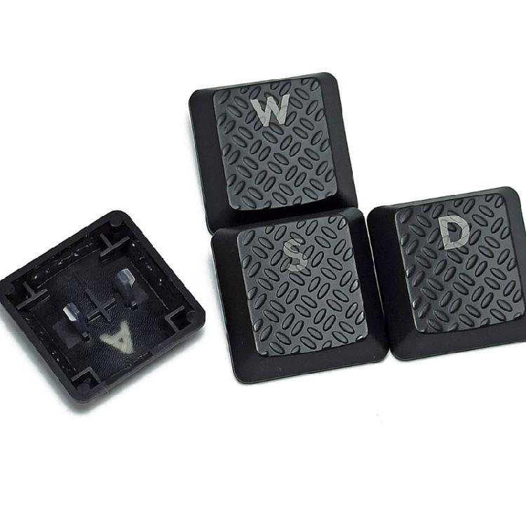 Textura Antideslizante Tapa de Tecla 4 Piezas Fibra de Carbono para G915/G813/G815/G913 TKL Keycaps de Perfil Bajo para Gamer