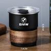-304 Auto Edelstahl Kaffeetasse mit Deckel Hitzeschutz Getränkebecher Für BMW E34 E36 E60 E90 E46 E39 E70 F10 F20 F30 X5 X6 X1 M3 M