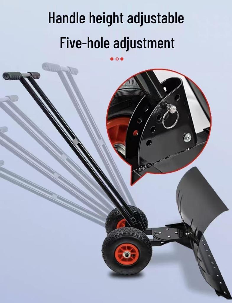 Große Schiebeschaufel für Schneemobile: Schneeräum- und Kehrwerkzeug