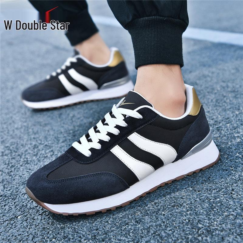 Shuangxing Agan Men s Summer Breathable 2025 Lightweight Sports & Casual Hong Kong Style Shoes 45