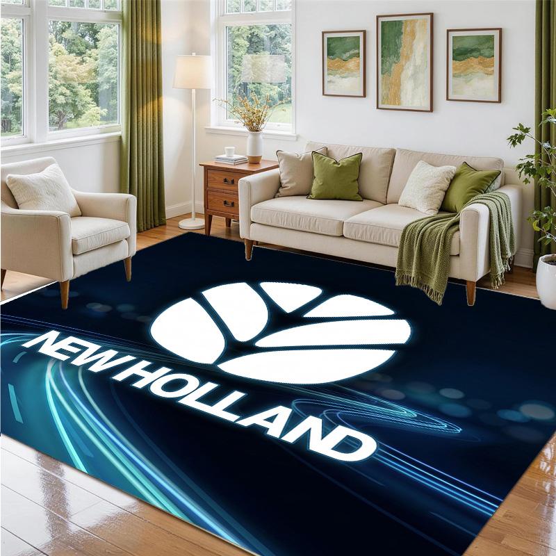 New Holland Design Crystal Velvet Rug Soft Decorative Mat for Bedroom Entrance