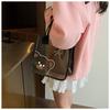 Cute PVC Transparent Tote Bag for Women Thickened Handbag Make up Pouch