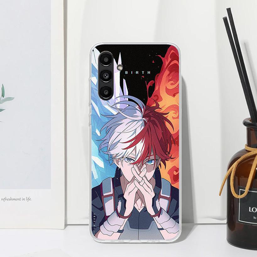 My Hero Todoroki Shoto Phone Case For Samsung Galaxy A17 A37 A57 A16 A26 A36 A56 A15 A25 A35 A55 A14 A24 A34 A54 A13 A23 A33 A53