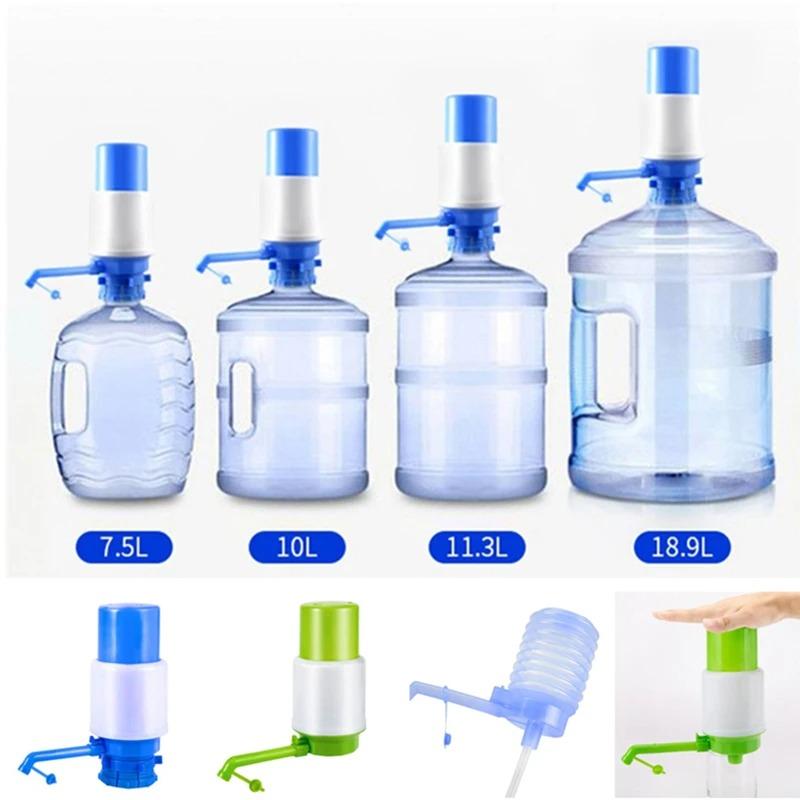 Portable Manual Water Bottle Pump Dispenser Pressure Drinking Water Pump Suitable for Most Water Dispensers Home Office Use