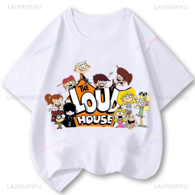 The Loud House TShirt New Fashion Anime Cartoon Comedy Popular Shirts Good Idea Birthday Gifts Y2k Clothes Cotton Tees