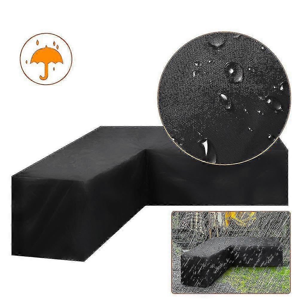 Corner Sofa Cover Waterproof Garden Furniture Set Cover Outdoor Sectional Furniture Cover -ayane