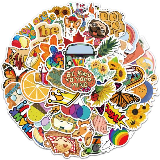 

Наклейки для ноутбука, различные виниловые наклейки «сделай сам», водонепроницаемые наклейки для скрапбукинга, бутылки с водой, чемодан, граффити, подарок для детей