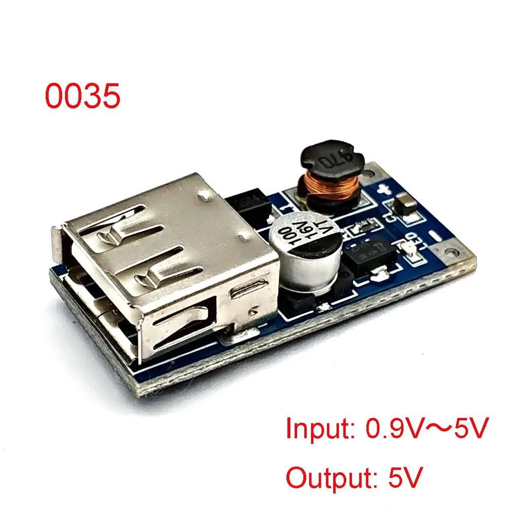 DC-DC Einstellbares Aufwärts-Leistungsversorgungsmodul USB Batterieplatine 0,9V~5V Liter 5V 600MA 1A 1,5A 3A USB Ausgang Ladegerät Aufwärtsmodul