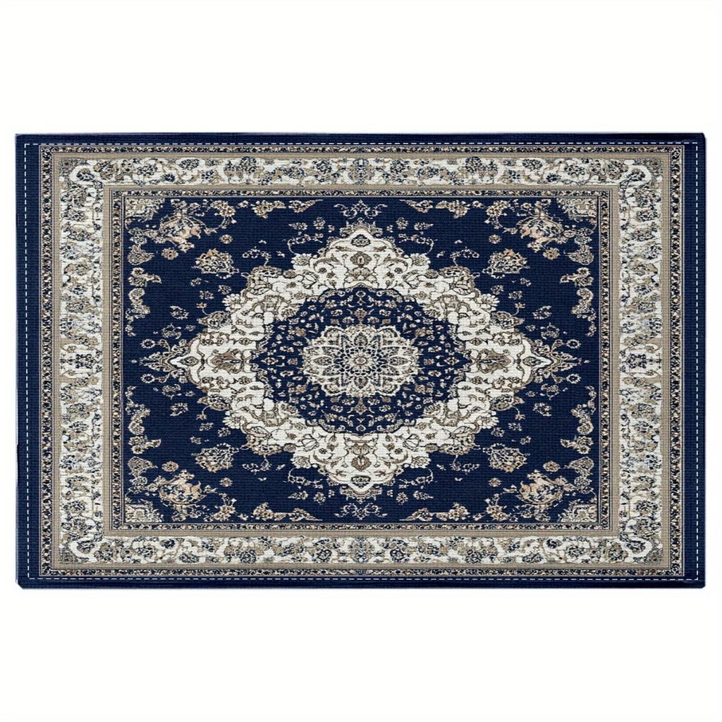 JIT4 Set of Four Linen Placemats, Bohemian Style Placemat Set, Suitable for Kitchen And Dining Table Decor, Home Dinner Party Table Decoration, Home