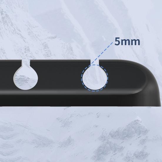 3 szt./zestaw Organizer na kable Silikonowe klipsy do zarządzania kablami z przezroczystą samoprzylepną podkładką Uchwyt na przewody biurkowy, do biura, sypialni, kuchni